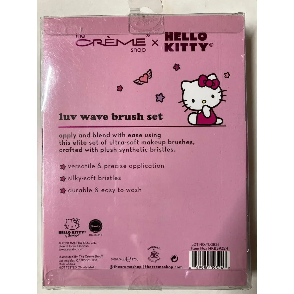 Limited Edition Hello Kitty Makeup Brush Set Lot 6 Sets New In Box